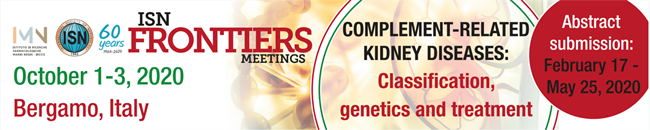 2020年国际肾脏病学会(ISN)前沿会议/ISN Frontiers Meeting - Bergamo_领域国际医学会议网